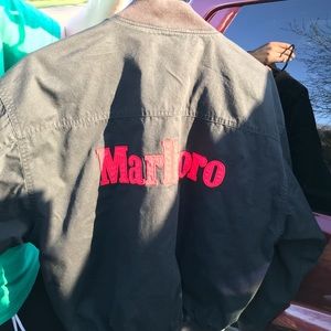 Vintage “Marlboro” Reversible Bomber Jacket UNISEX